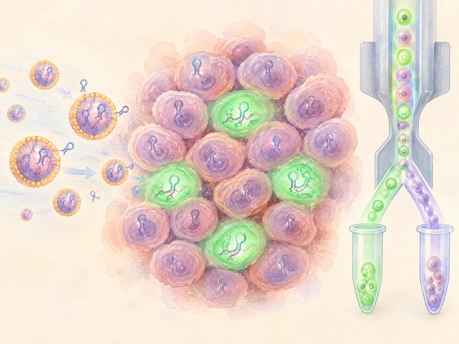 Illustration: Nano-sensors for cancer cell isolation