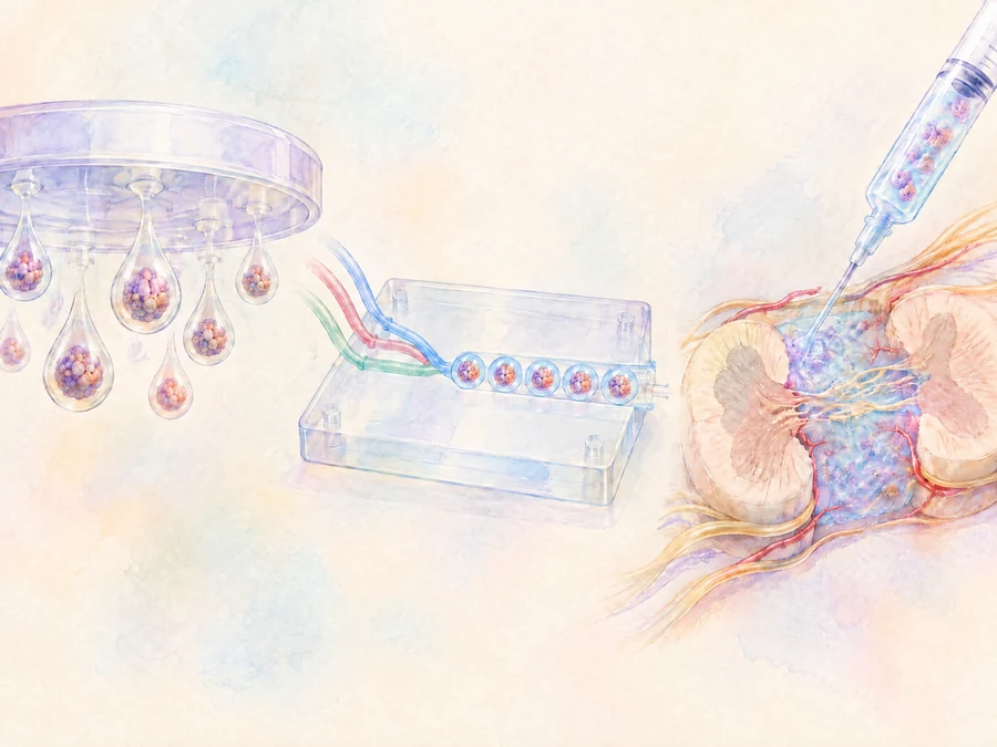 Illustration: 3D stem cell culture and injectable matrices